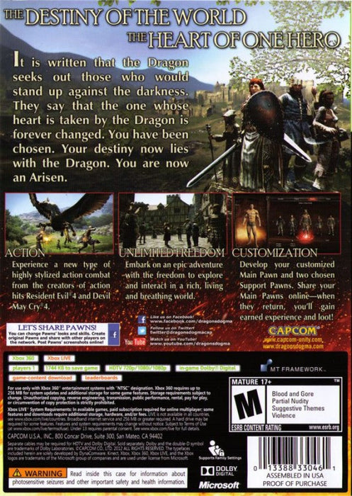 Dragon's Dogma: Dark Arisen – Xbox 360 (X360) - for just $7.99! 