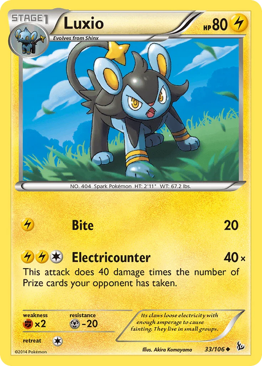 Luxio (33/106) [XY: Flashfire] - for just $0.15! 