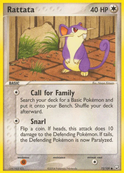 Rattata (72/109) [EX: Team Rocket Returns] - for just $0.65! 