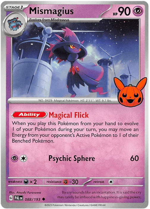Mismagius (088/193) [Trick or Trade 2023] - for just $0.10! 