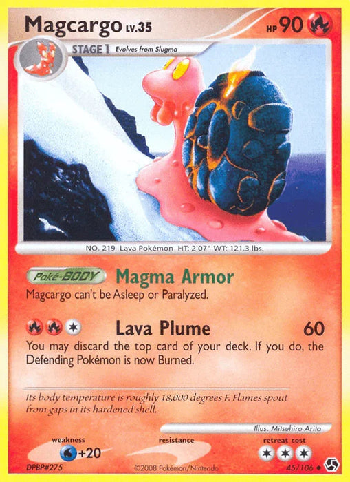 Magcargo (45/106) [Diamond & Pearl: Great Encounters] - for just $0.20! 