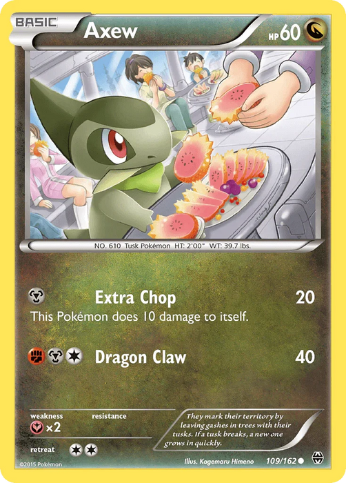 Axew (109/162) [XY: BREAKthrough] - for just $0.10! 