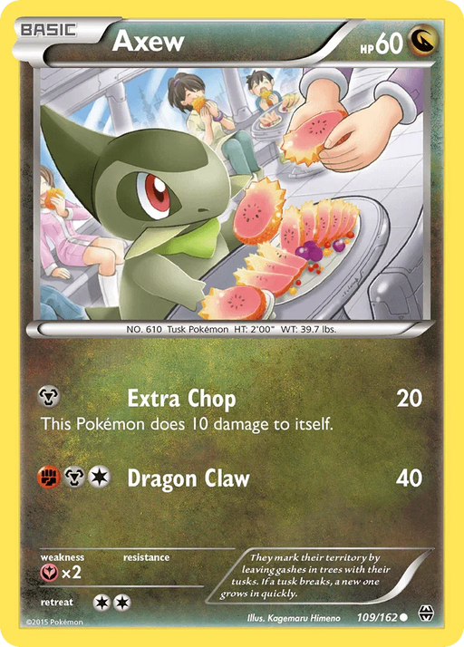 Axew (109/162) [XY: BREAKthrough] - for just $0.15! 
