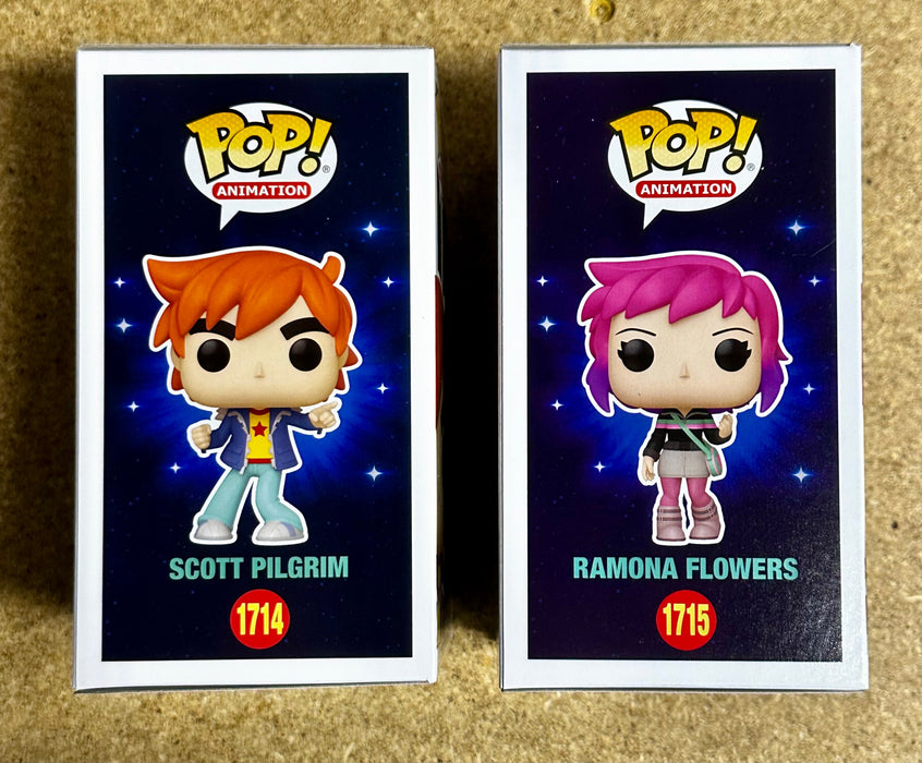 Funko Pop! Animation Scott Pilgrim & Ramona Flowers Set Of 2 Takes Off 2024 - for just $25! 