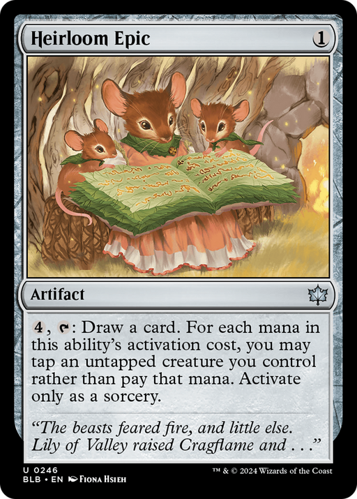 Heirloom Epic (BLB-246) - Bloomburrow - for just $0.08! 