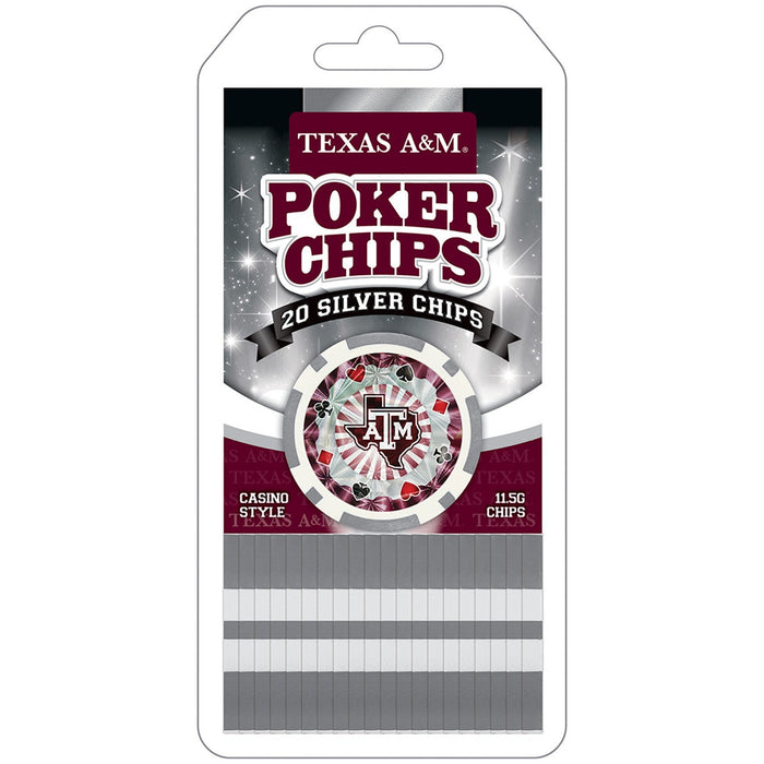 Texas A&M Aggies 20 Piece Poker Chips - Just $5.99! Shop now at Retro Gaming of Denver