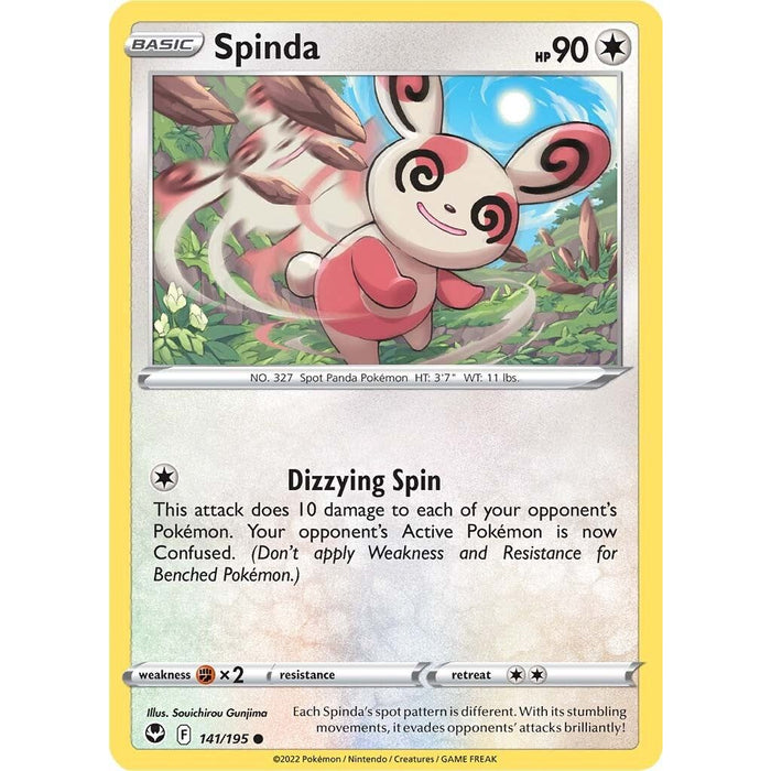 Spinda (141/195) [Sword & Shield: Silver Tempest] - Just $0.05! Shop now at Retro Gaming of Denver