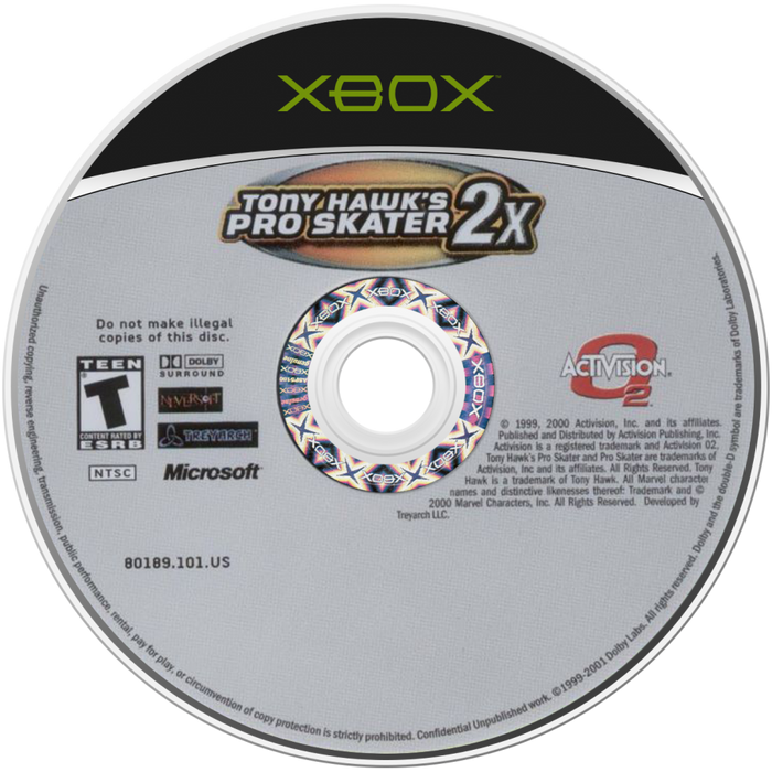 Tony Hawk's Pro Skater 2x – Xbox (XBOX) - for just $11.99! 