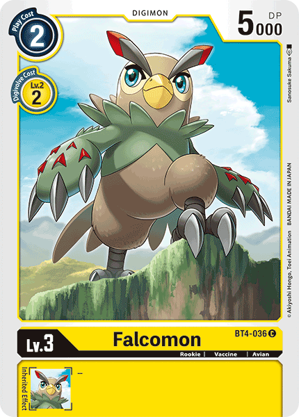 Falcomon [BT4-036] [Great Legend] - Just $0.09! Shop now at Retro Gaming of Denver