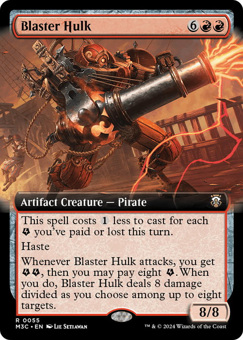 Blaster Hulk (M3C-055) - Modern Horizons 3 Commander: (Extended Art) - for just $0.09! 