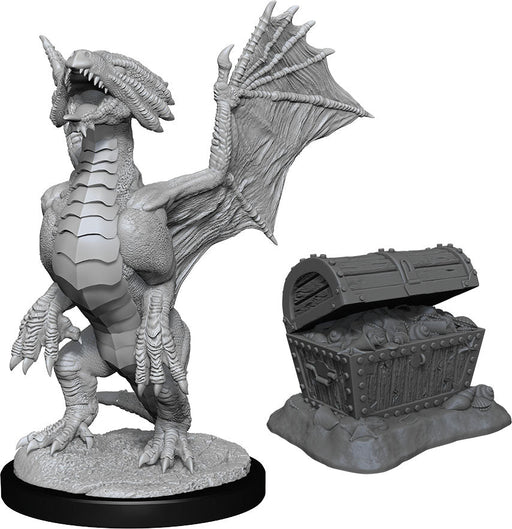 D&D: Nolzur's Marvelous Miniatures - Bronze Dragon Wyrmling & Pile of Sea found Treasure - for just $5.99! 