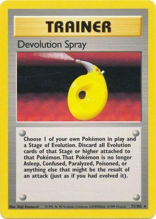 Devolution Spray (72/102) [Base Set Unlimited] - for just $1.80! 
