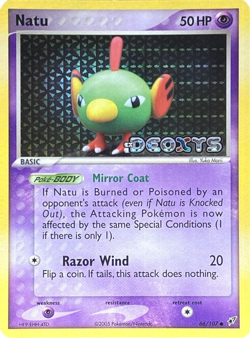 Natu (66/107) (Stamped) [EX: Deoxys] - for just $12.05! 