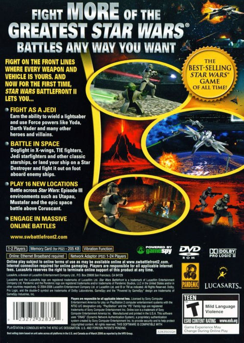 Star Wars: Battlefront II [Greatest Hits] – PlayStation 2 (PS2) - for just $0! 