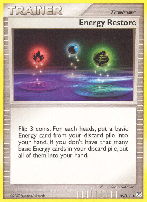 Energy Restore (106/130) [Diamond & Pearl: Base Set] - for just $0.20! 
