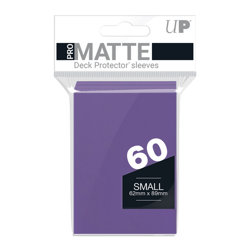 Ultra PRO: Small 60ct Sleeves - PRO-Matte (Purple) - Just $0! Shop now at Retro Gaming of Denver