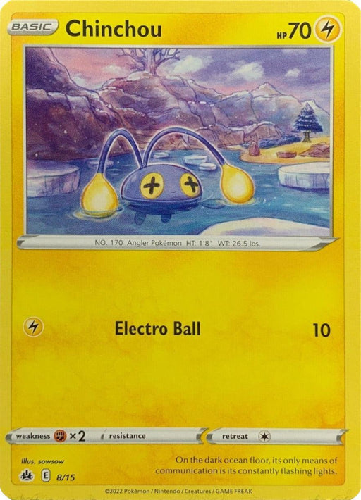 Chinchou (8/15) [McDonald's Promos: Match Battle] - for just $0.10! 
