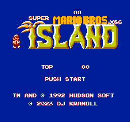 Super Mario Bros. X86 Island – NES Reproduction Cartridge - for just $49.99! 