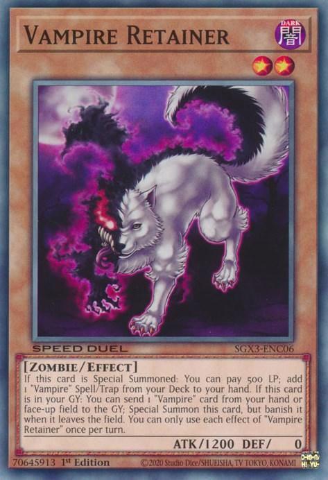 Vampire Retainer [SGX3-ENC06] Common - for just $0.10! 