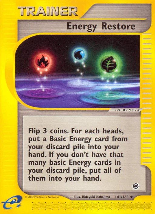 Energy Restore (141/165) [Expedition: Base Set] - for just $0.50! 