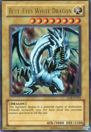 Blue-Eyes White Dragon [LOB-EN001] Ultra Rare - for just $24! 