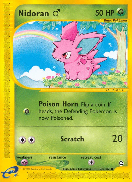 Nidoran (96/147) (Male) [Aquapolis] - for just $3.85! 