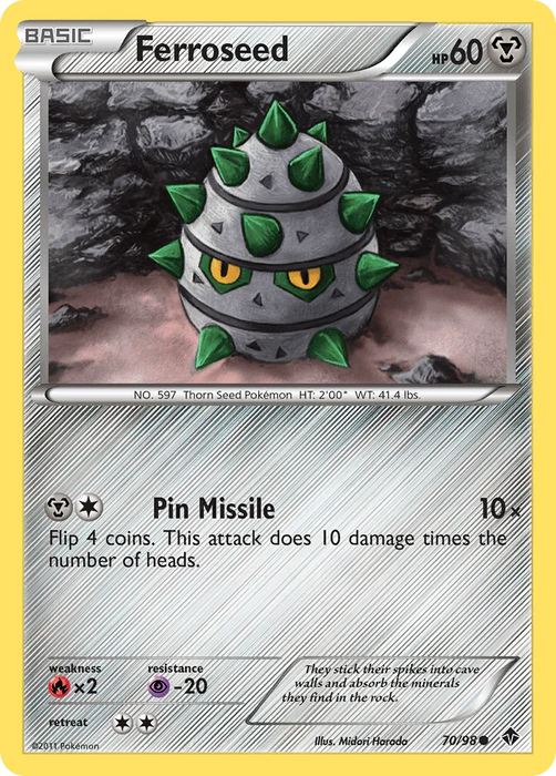 Ferroseed (70/98) [Black & White: Emerging Powers] - for just $0.10! 