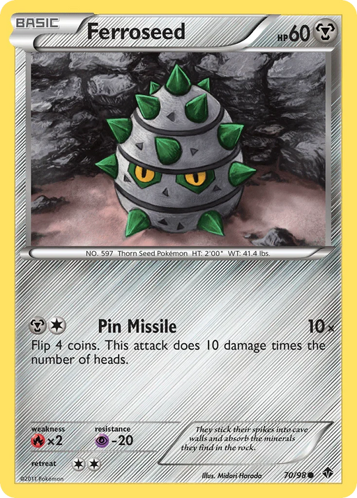 Ferroseed (70/98) [Black & White: Emerging Powers] - for just $0.10! 