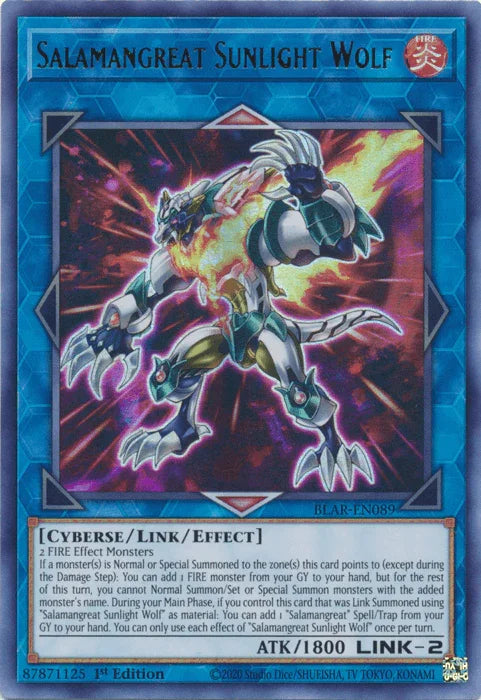 Salamangreat Sunlight Wolf [BLAR-EN089] Ultra Rare - for just $0.65! 