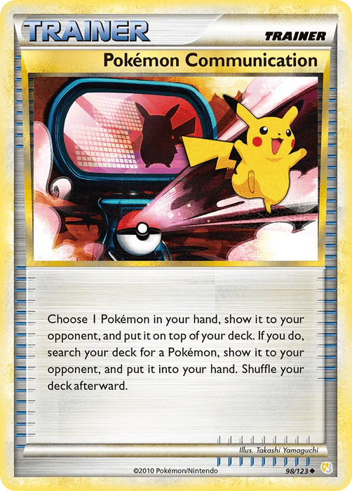Pokemon Communication (98/123) [HeartGold & SoulSilver: Base Set] - for just $0.80! 
