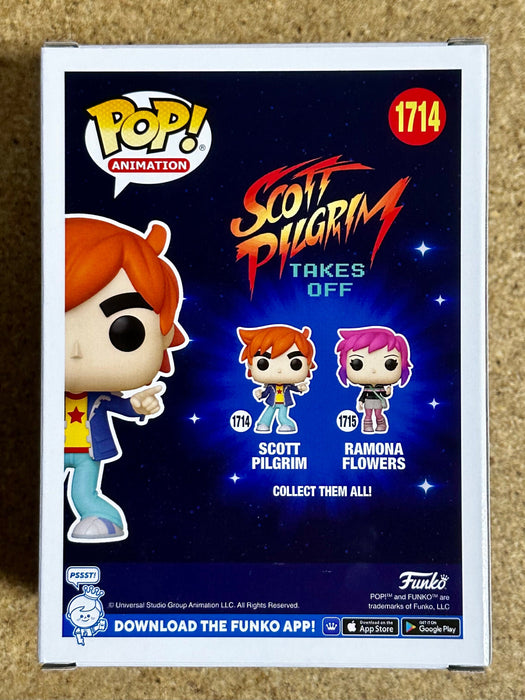 Funko Pop! Animation Scott Pilgrim #1714 Netflix Scott Pilgrim Takes Off 2024 - for just $13! 