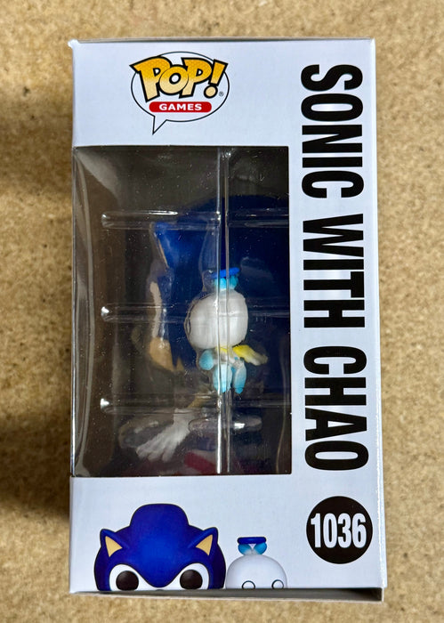Funko Pop! Games Sonic With Chao #1036 Sonic the Hedgehog 2024 Sega - for just $13! 