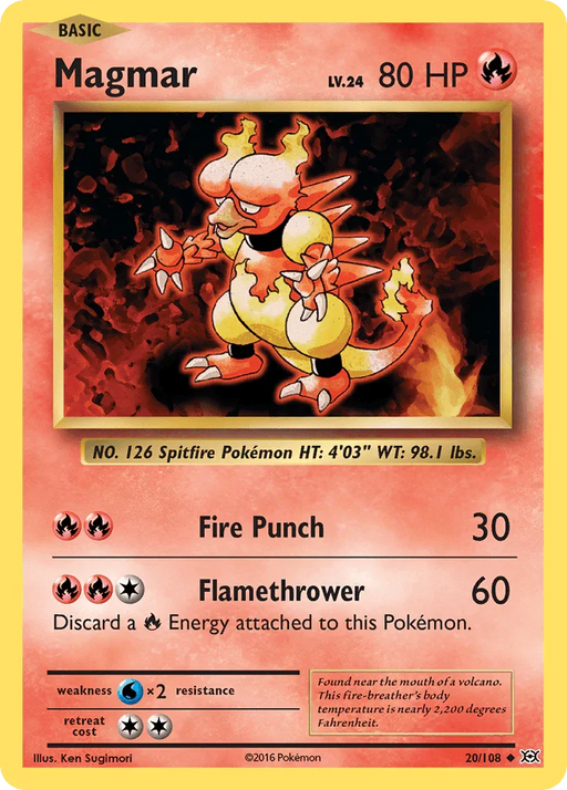 Magmar (20/108) [XY: Evolutions] - for just $0.10! 