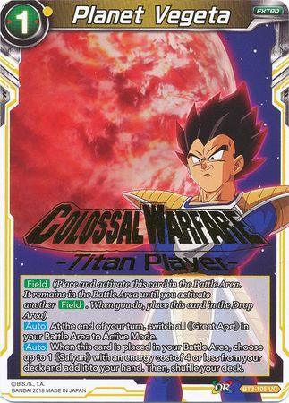 Planet Vegeta (Titan Player Stamped) (BT3-105) [Tournament Promotion Cards] - for just $1.20! 