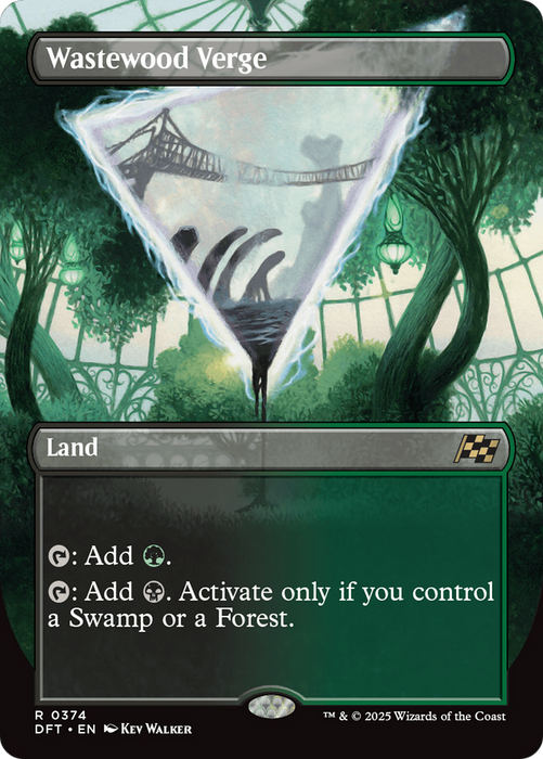 Wastewood Verge (DFT-374) - Aetherdrift (Borderless) Foil - for just $4.32! 