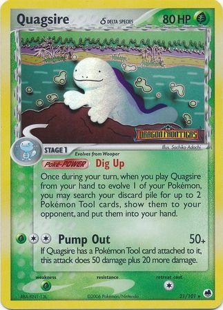 Quagsire (21/101) (Delta Species) (Stamped) [EX: Dragon Frontiers] - for just $16.60! 