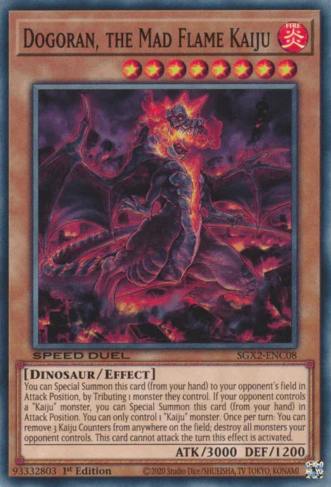 Dogoran, the Mad Flame Kaiju [SGX2-ENC08] Common - for just $0.10! 