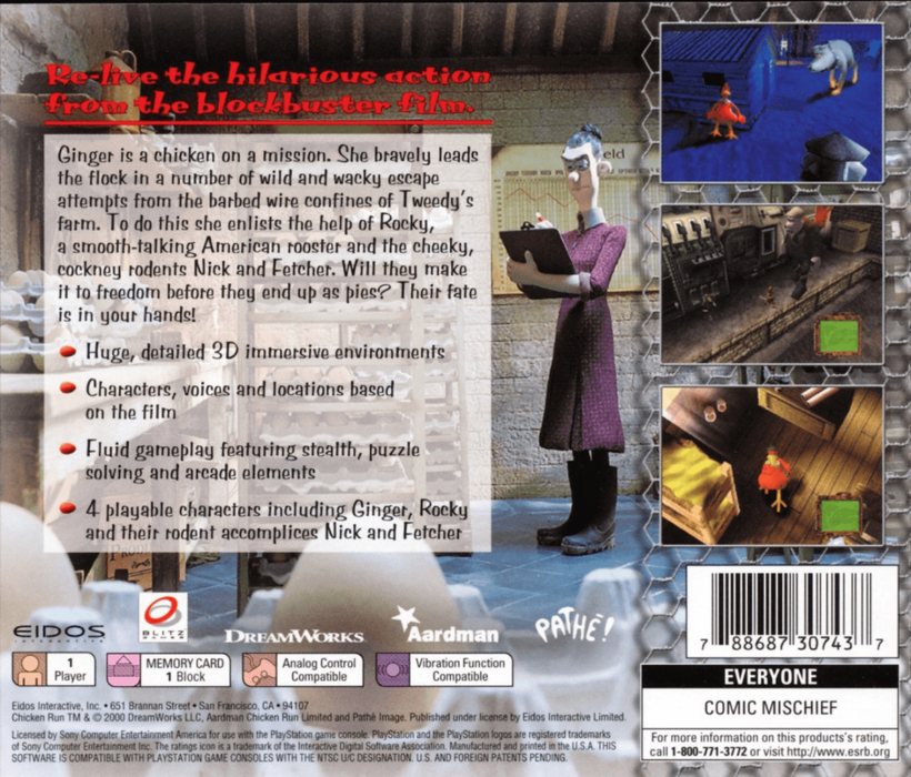 Chicken Run – PlayStation 1 (PS1) - for just $11.99! 