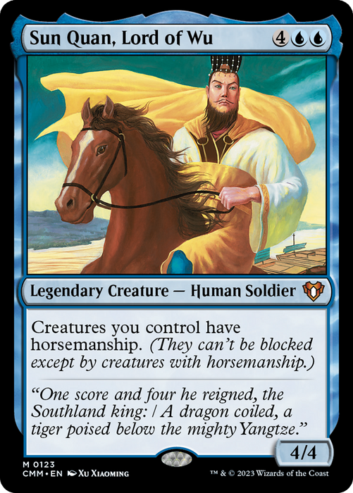 Sun Quan, Lord of Wu (CMM-123) - Commander Masters - for just $2.54! 