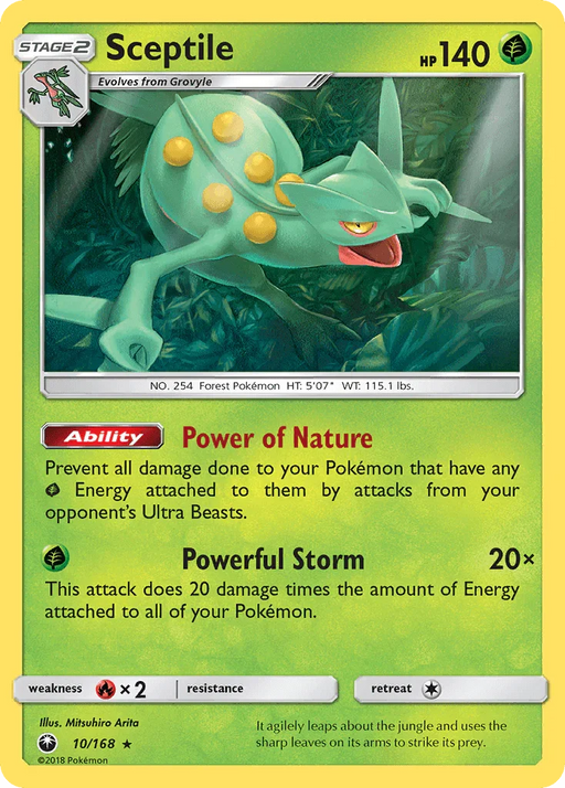 Sceptile (10/168) [Sun & Moon: Celestial Storm] - for just $1.50! 