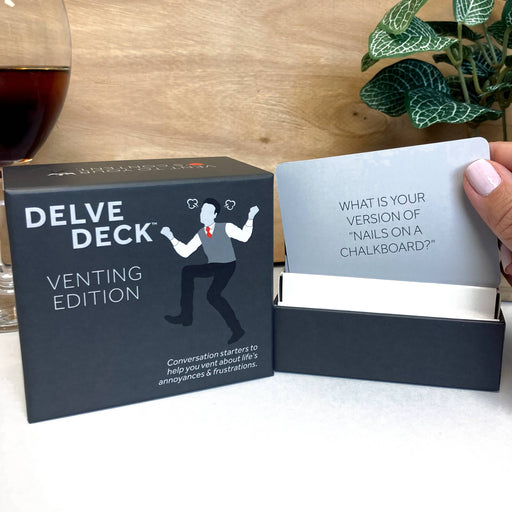 Delve Deck Conversation Cards - Venting Edition - for just $27.99! 