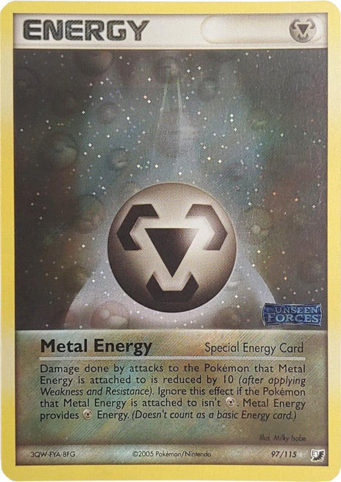 Metal Energy (97/115) (Stamped) [EX: Unseen Forces] - for just $5.20! 