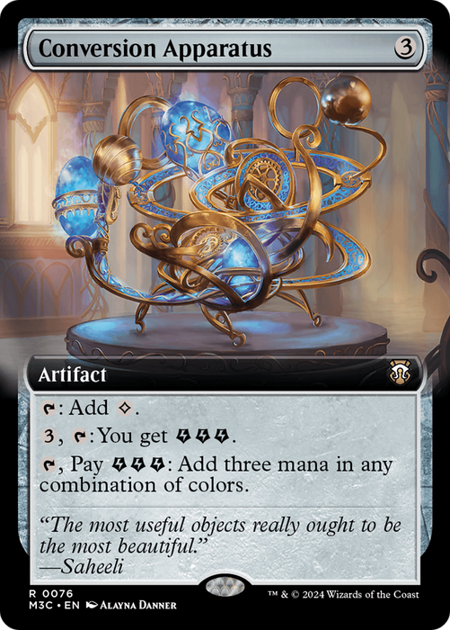 Conversion Apparatus (M3C-076) - Modern Horizons 3 Commander: (Extended Art) - for just $0.16! 