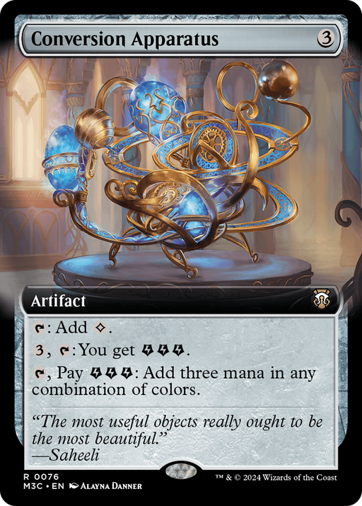 Conversion Apparatus (M3C-076) - Modern Horizons 3 Commander: (Extended Art) - for just $0.16! 
