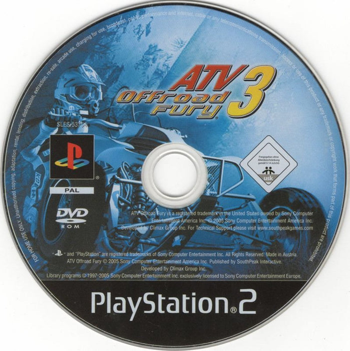 ATV Offroad Fury 3 — PlayStation 2 (PS2) - for just $6.99! 