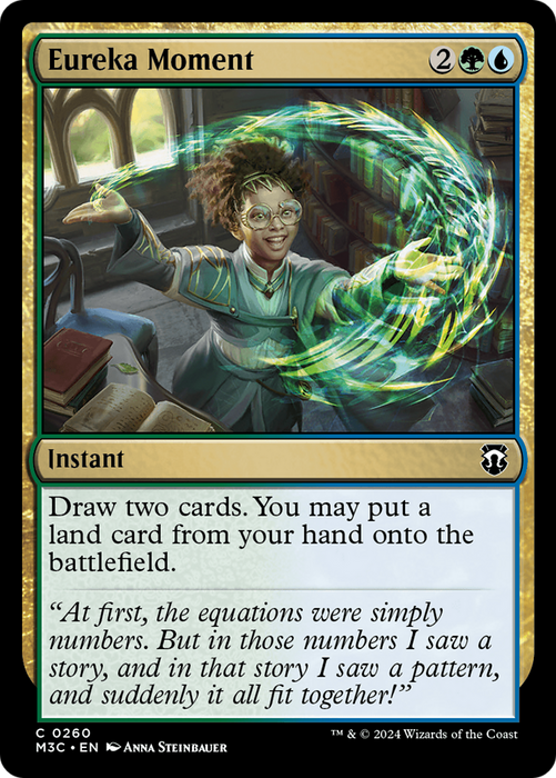 Eureka Moment (M3C-260) - Modern Horizons 3 Commander - for just $0.06! 