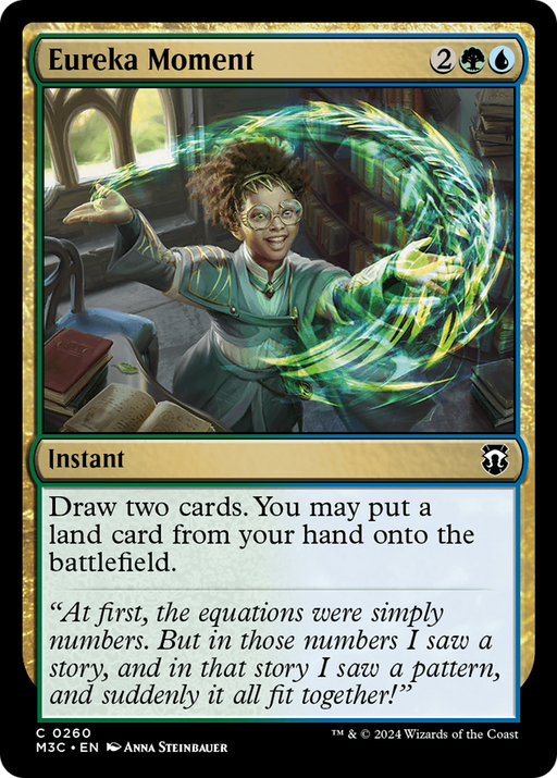 Eureka Moment (M3C-260) - Modern Horizons 3 Commander - for just $0.11! 