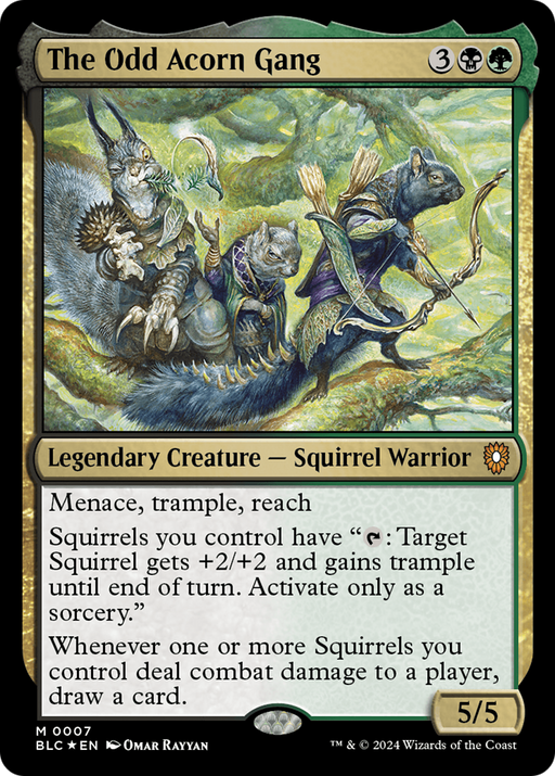 The Odd Acorn Gang (BLC-007) - Bloomburrow Commander Foil - for just $0.11! 