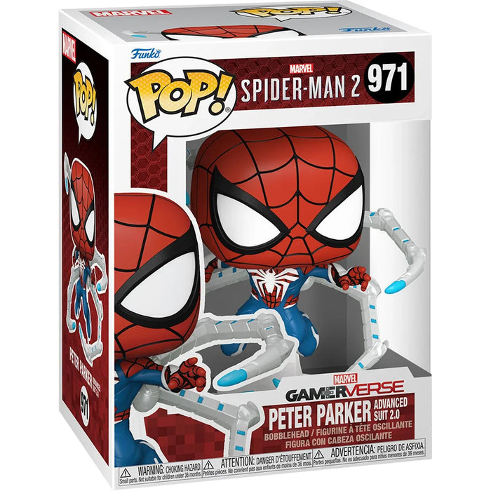 Spider-Man 2 Game Peter Parker Advanced Suit 2.0 Funko Pop! Vinyl Figure #971 - for just $8.95! 