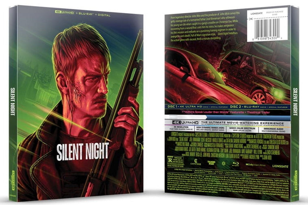 Silent Night - Steelbook [4K Ultra HD + Blu-Ray + Digital] - for just $33.99! 